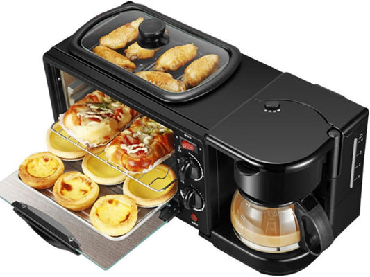 Máquina Multifuncional de Café y Pan